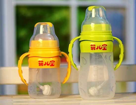 菲兒寶160-300毫升全自動防脹寬口液硅奶瓶