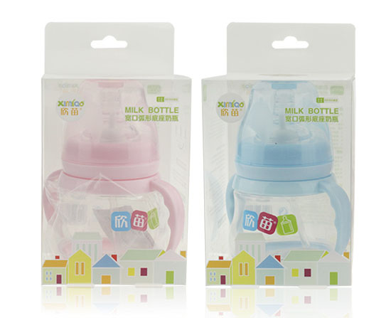 欣苗弧形底座感溫PP奶瓶