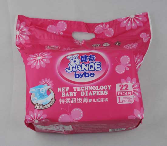 健奇特柔超級(jí)薄yinge紙尿褲L碼22片