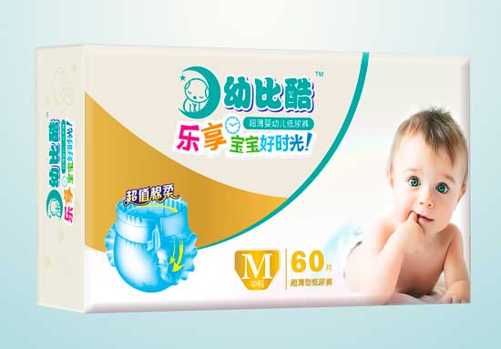 幼比酷紙尿褲大包M-60片