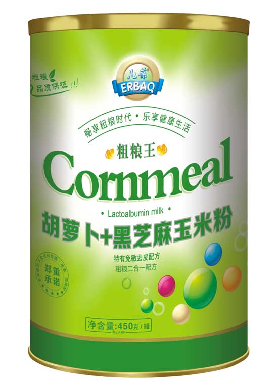 兒葆胡蘿卜+黑芝麻玉米粉罐裝