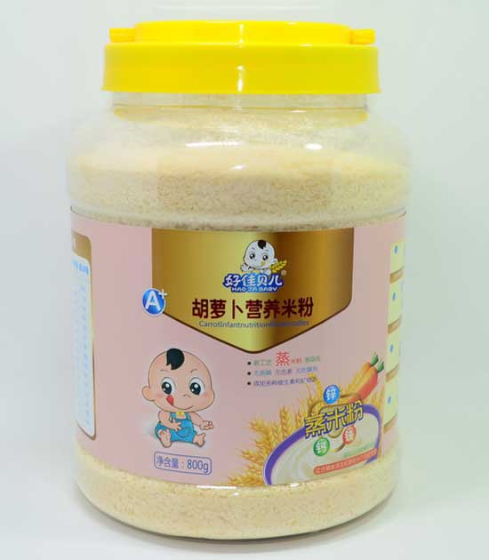 好佳貝兒A+胡蘿卜營養(yǎng)米粉