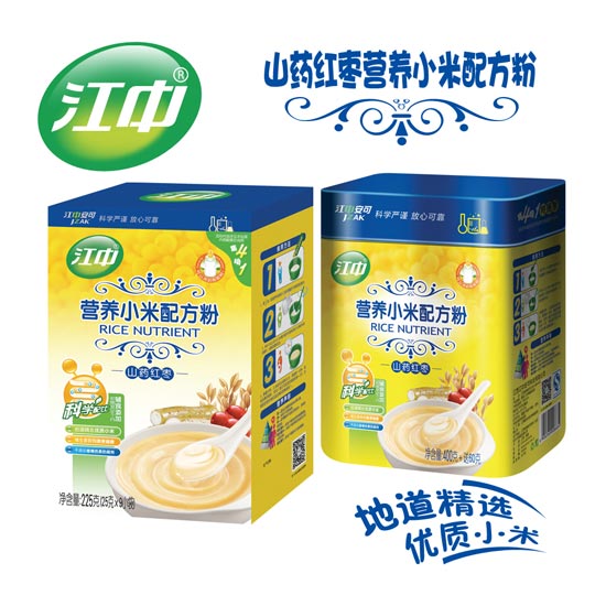 江中山藥紅棗營養(yǎng)小米配方米粉