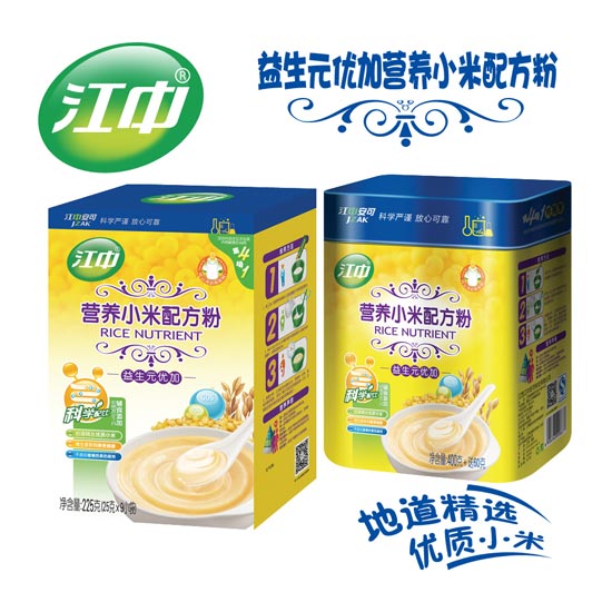 江中益生元優(yōu)加營(yíng)養(yǎng)小米配方米粉