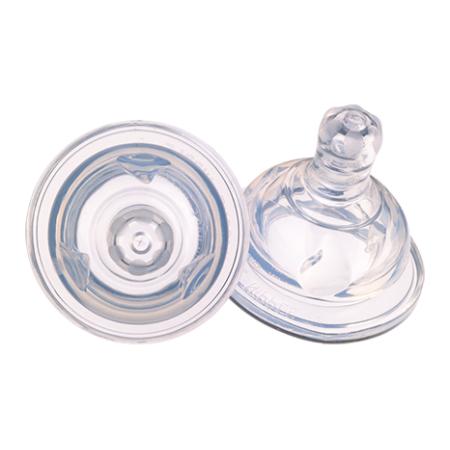 清素立體仿生奶嘴(寬口徑-慢流量-2件裝)