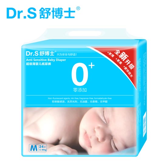 舒博士超級薄yinge紙尿褲M24片