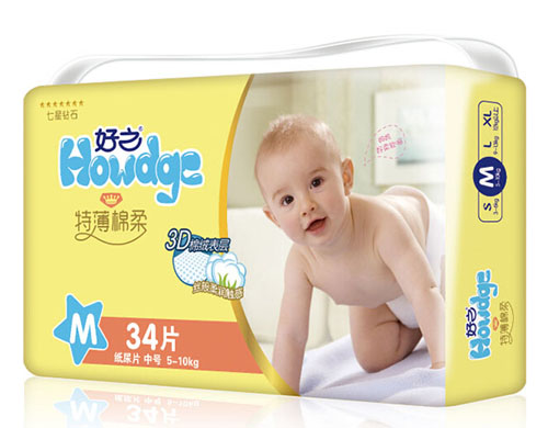 好之特薄棉柔yinge紙尿片M碼34片