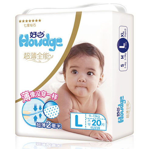 好之超薄全能yinge紙尿褲L碼20片