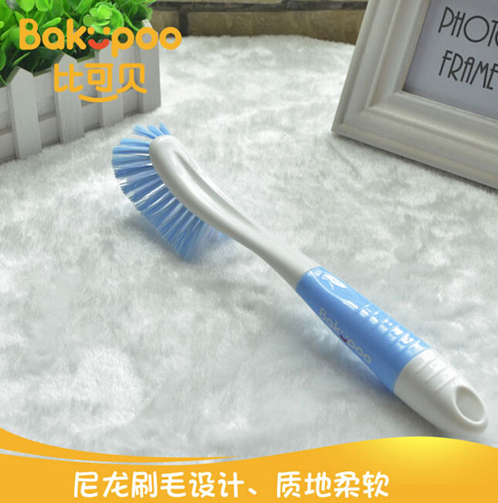 比可貝美國進口直式尼龍奶瓶刷