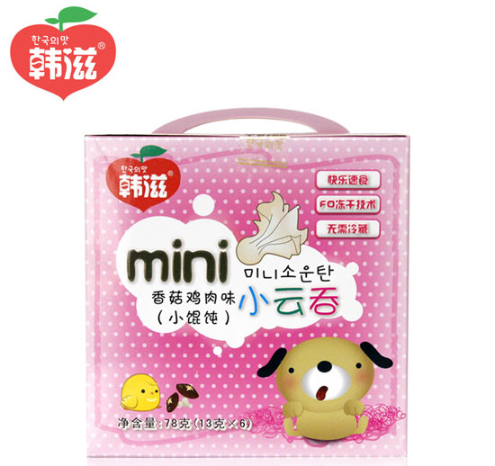 韓滋香菇雞肉味小云吞