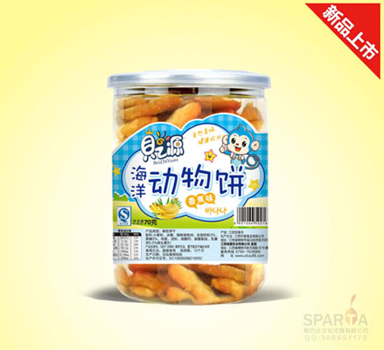 貝之源動物餅干香蕉味