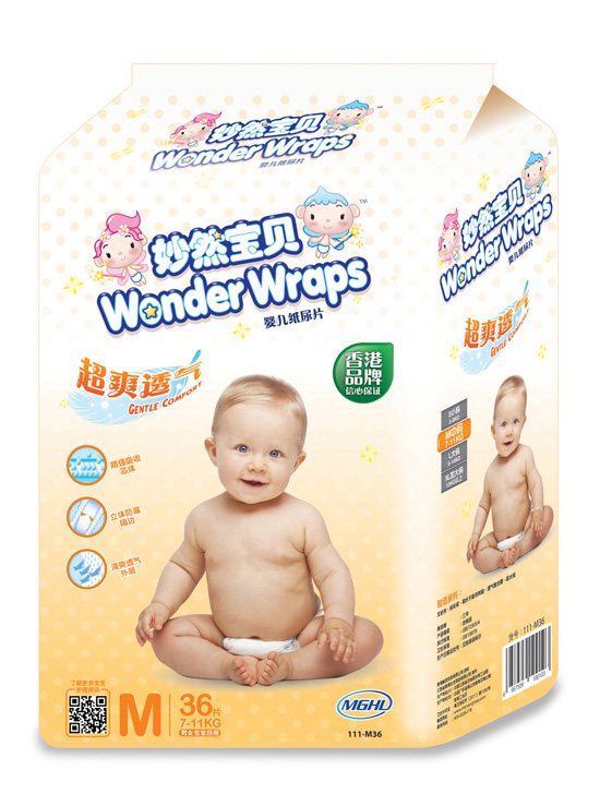 妙然寶貝超爽透氣yinge紙尿片M碼36片