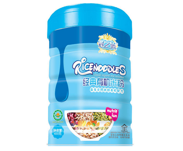 冠之藍益生元鈣鐵鋅經(jīng)典有機米粉