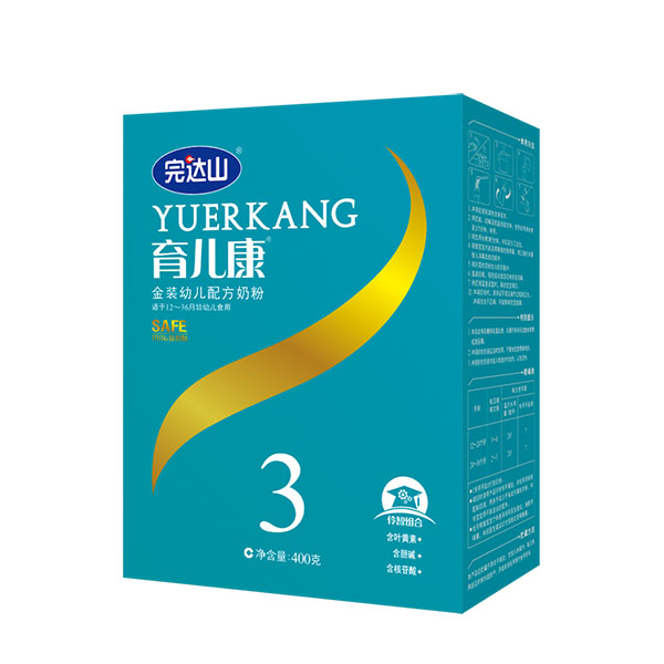 完達(dá)山育兒康金裝youe配方奶粉(3段)盒