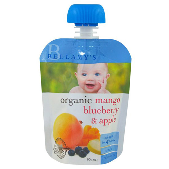 貝拉米有機(jī)芒果藍(lán)莓蘋(píng)果泥