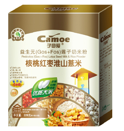 子母愛yingy核桃紅棗淮山薏米奶米粉盒裝