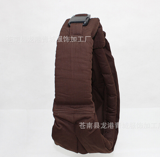 童寶寶背帶襁褓式育兒背巾棕