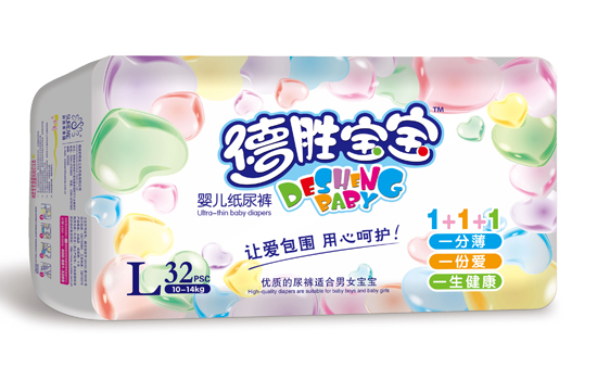 德勝寶寶yinge紙尿褲中包L碼32片