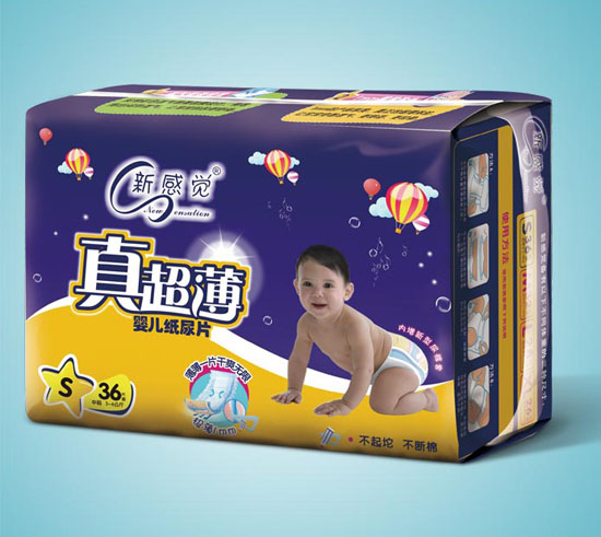 新感覺(jué)真超薄yinge紙尿片S碼36