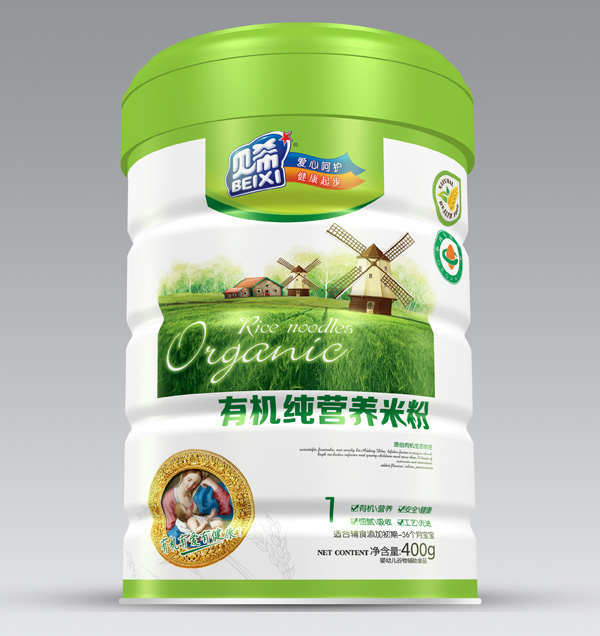 貝希純營養(yǎng)有機(jī)米粉-聽