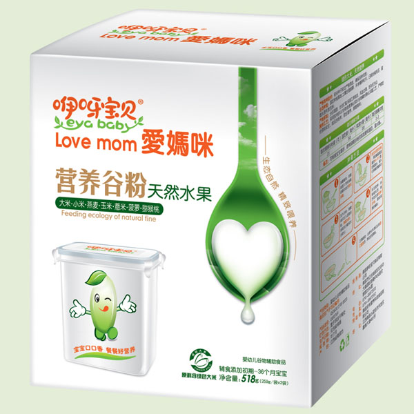 咿呀寶貝多種天然水果營(yíng)養(yǎng)谷粉