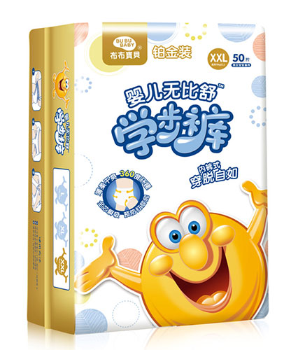 布布寶貝鉑金裝嬰兒學(xué)步褲XXL豎向