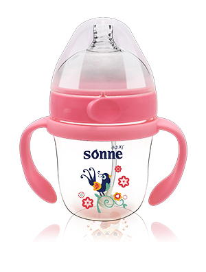 小太陽Tritan奶瓶-紅色