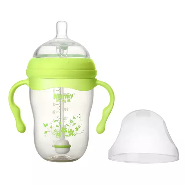 媽咪雅有柄自動廣口PPSU奶瓶