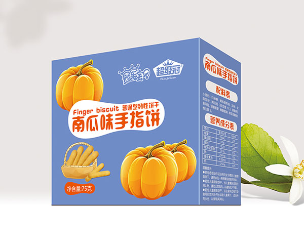 冠軍寶貝超級(jí)冠南瓜味手指餅