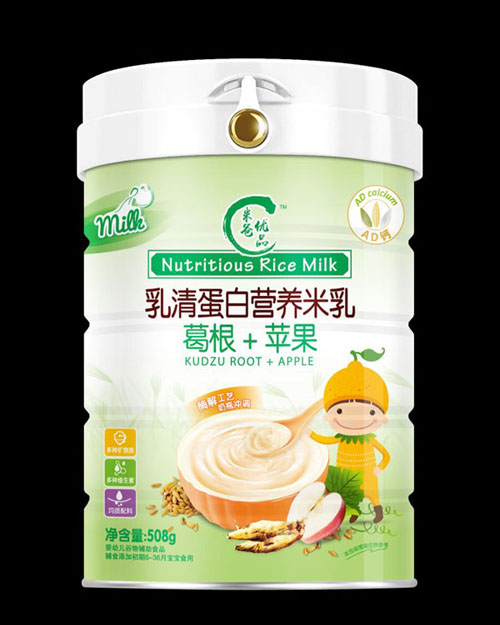 米爸優(yōu)品乳清蛋白營養(yǎng)米乳-葛根+蘋果配方