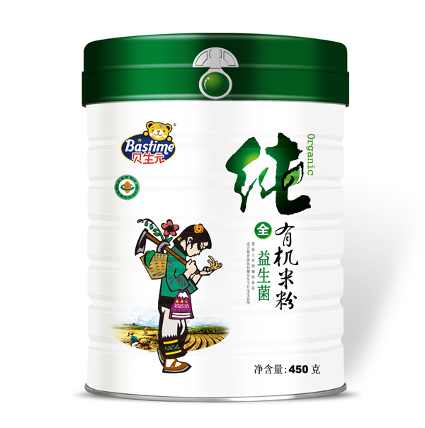 貝生元純有機(jī)益生菌米粉系列(聽裝)