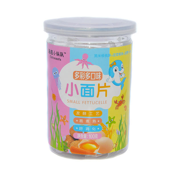 海底小縱隊小面片多彩多口味新品罐裝