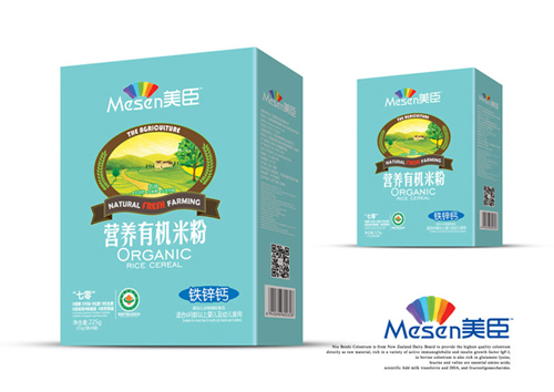 美臣營(yíng)養(yǎng)有機(jī)米粉-鐵鋅鈣盒裝