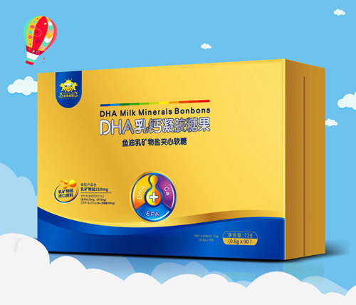 金盾愛(ài)嬰DHA乳鈣凝膠糖果