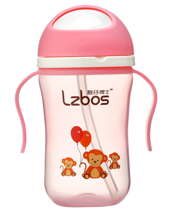 靚仔博士PP魔術防噴旋轉水壺 粉色