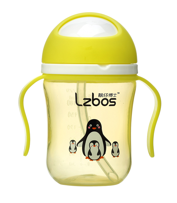 靚仔博士PP魔術防噴旋轉水壺 黃色