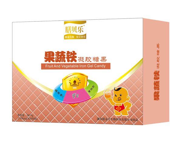 膳貝樂果蔬鐵凝膠糖果