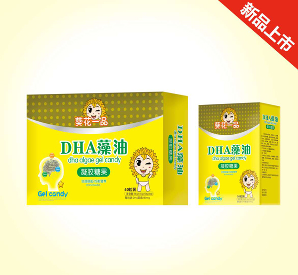 葵花一品DHA藻油凝膠糖果 60粒裝