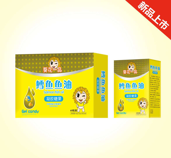 葵花一品鱈魚魚油凝膠糖果 60粒裝