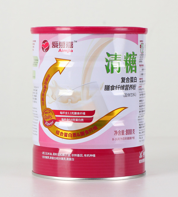 愛慕嘉清糖復(fù)合蛋白膳食纖維營養(yǎng)粉