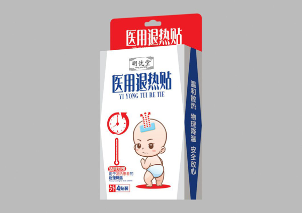 明優(yōu)堂醫(yī)用退熱貼紅色