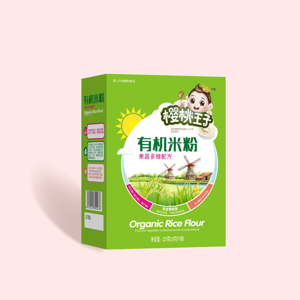 櫻桃王子有機(jī)米粉-果蔬多維配方 盒裝