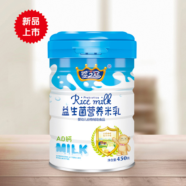 嬰之冠益生菌營養(yǎng)米乳 AD鈣 聽裝