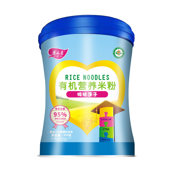 愛之藍有機營養(yǎng)米粉核桃蓮子