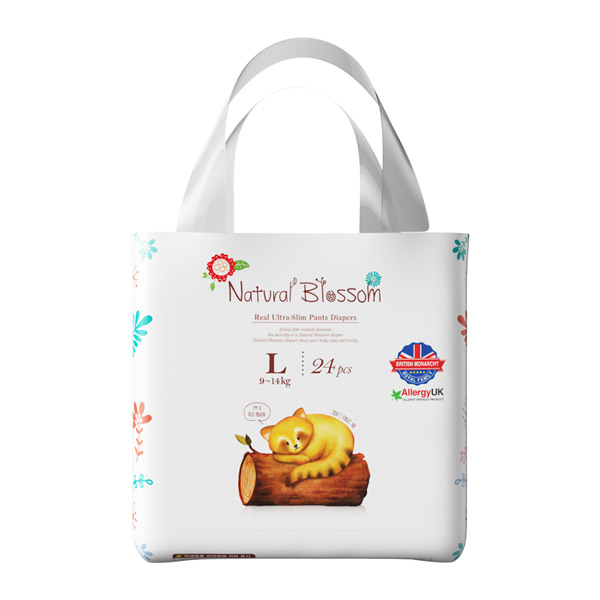 韓國自然花蕾嬰兒柔薄步步褲L24