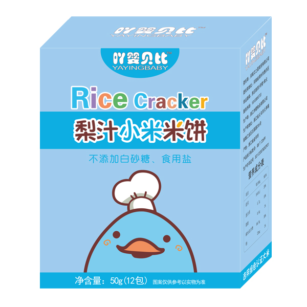 吖嬰貝比梨汁小米米餅