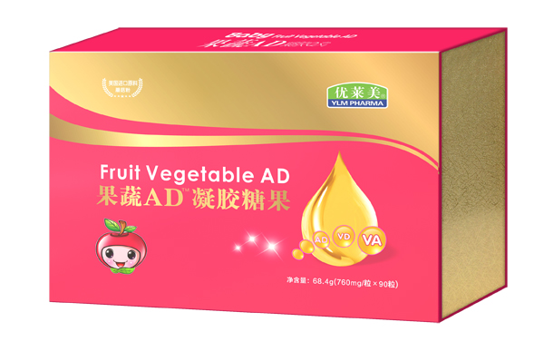 優(yōu)萊美果蔬AD凝膠糖果 禮盒裝