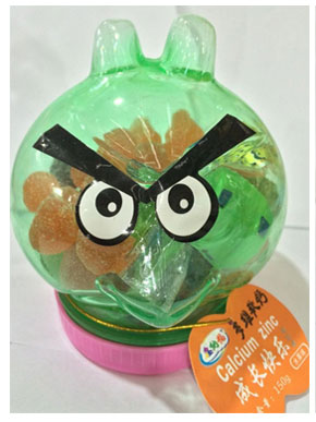 鑫納福軟糖憤怒的小鳥造型 成長(zhǎng)快樂