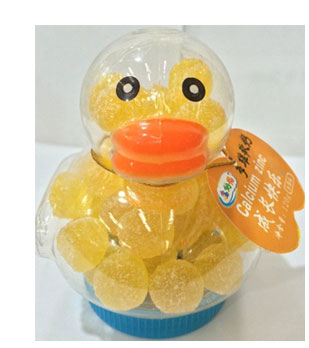 鑫納福軟糖鴨鴨造型 成長(zhǎng)快樂