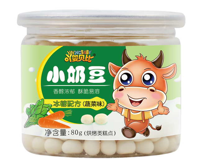 吖嬰貝比冰糖小奶豆蔬菜味